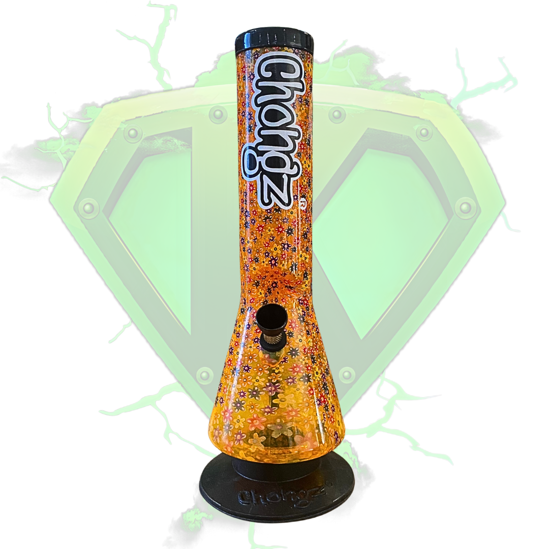 Chongz 30cm 'Sonic Flower Groove' Waterpipe