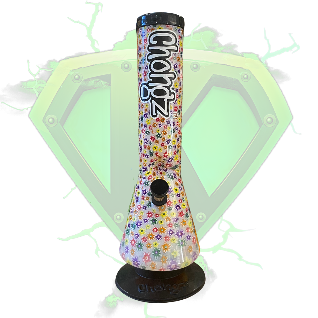 Chongz 30cm 'Sonic Flower Groove' Waterpipe