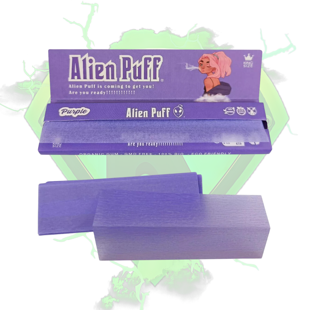 Alien Puff Purple Rolling Papers