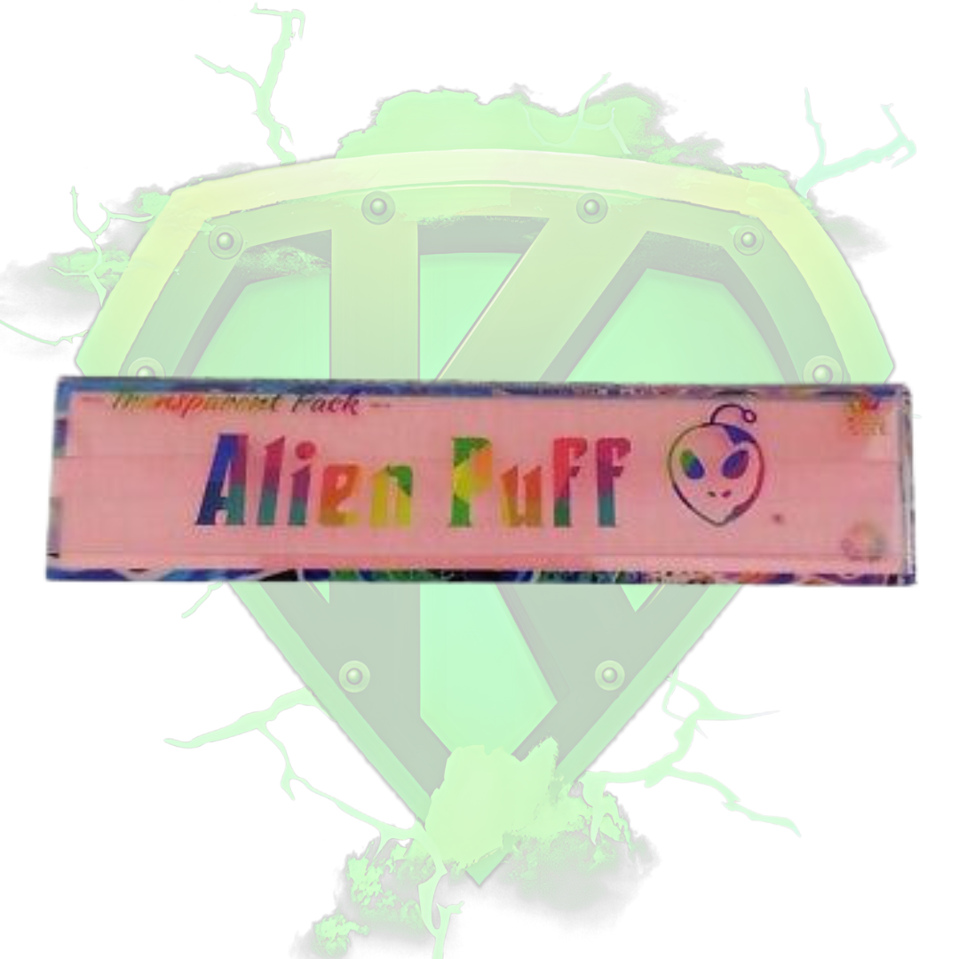 Alien Puff Transparent Pack Rolling Papers