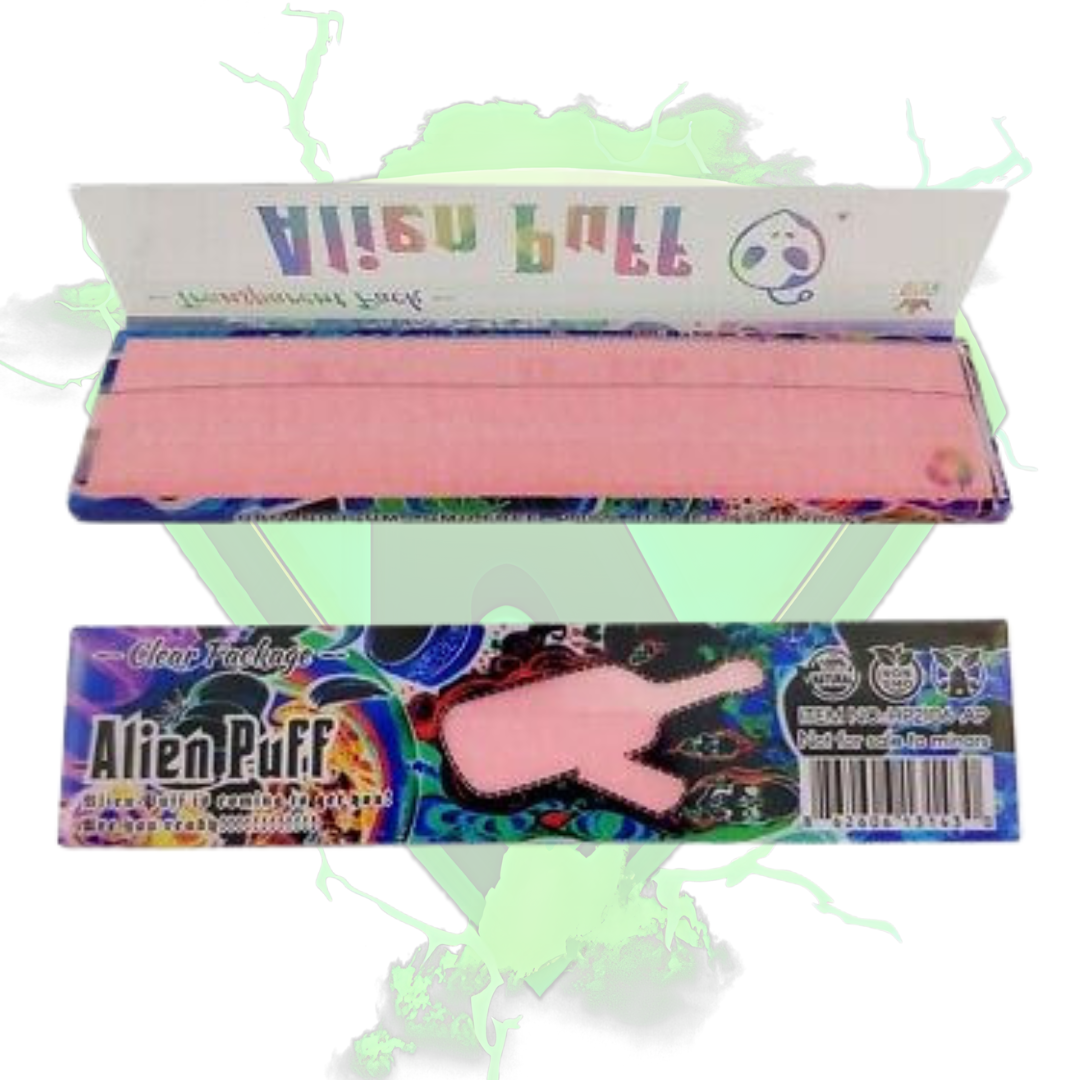 Alien Puff Transparent Pack Rolling Papers