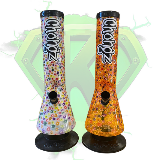 Chongz 30cm 'Sonic Flower Groove' Waterpipe