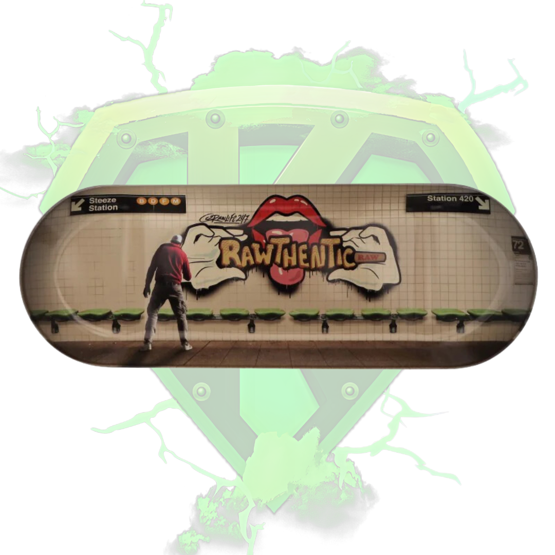 RAW 'GRAFFITI' Skateboard Rolling Tray