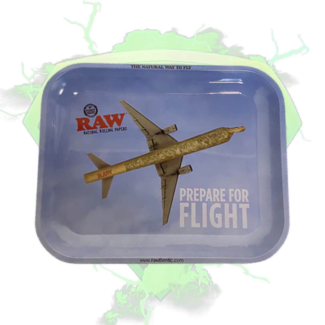 RAW 'PREPARE FOR FLIGHT' Rolling Tray