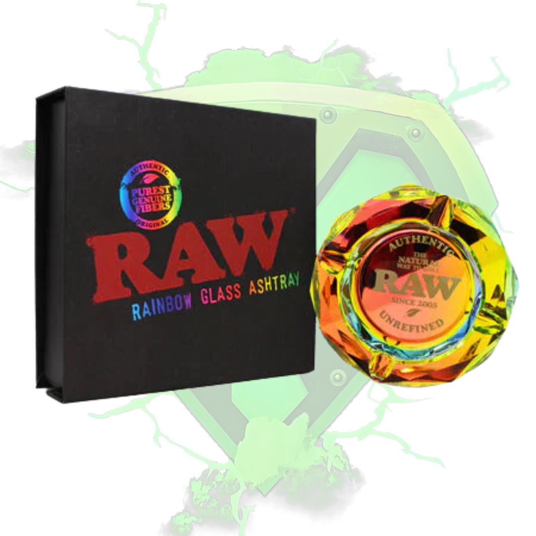 RAW 'Rainbow' Glass Ash Tray