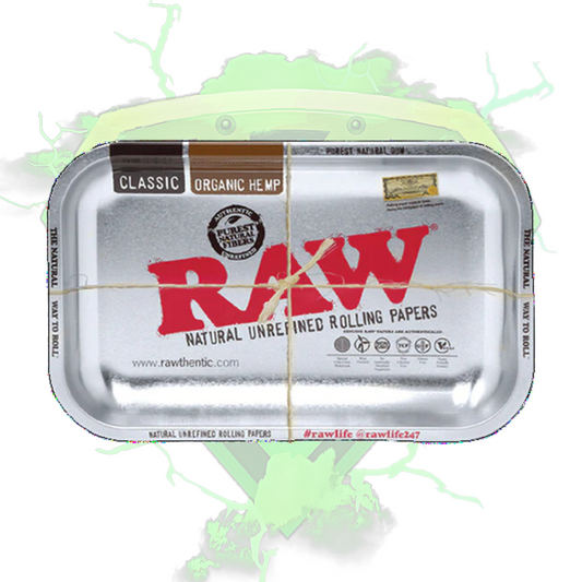 RAW 'SILVER' Rolling Tray