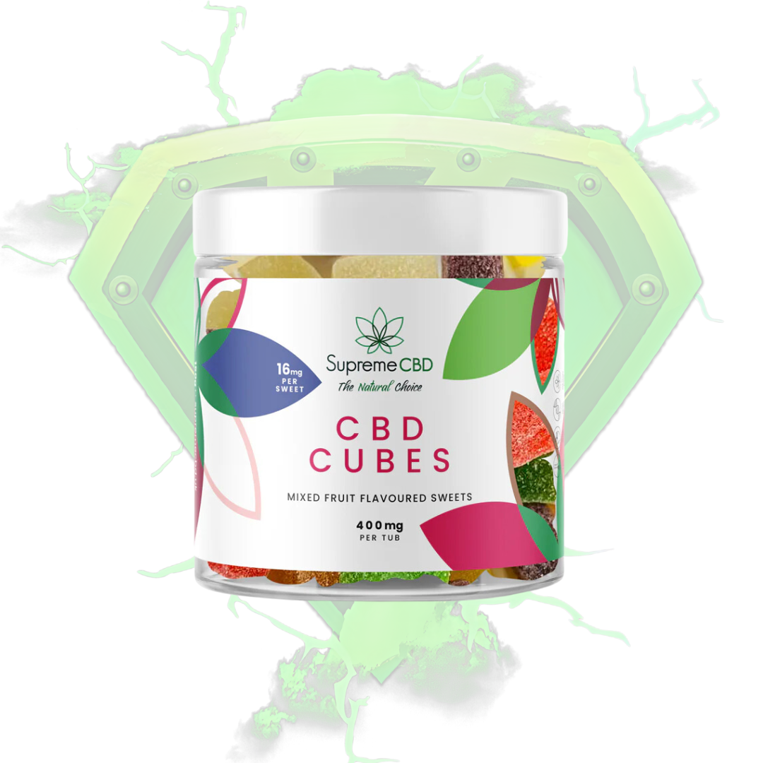 CBD Gummy Cubes (400mg)