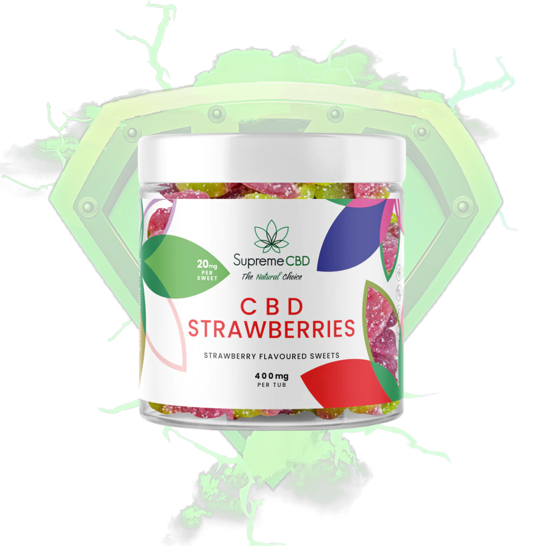 CBD Gummy Strawberries (400mg)