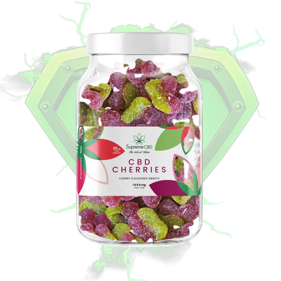 CBD Gummy Cherries (Large) - 500g