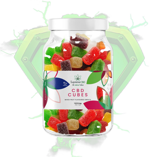 CBD Gummy Cubes (Large) - 500g