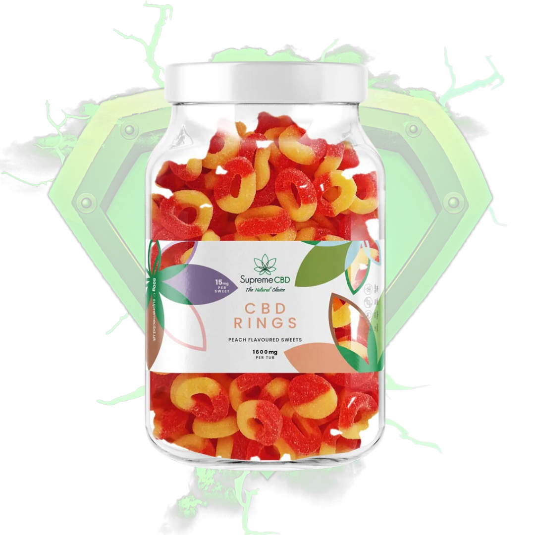 CBD Peach Rings (Large) - 500g