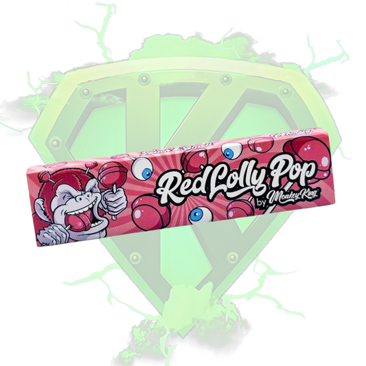 Red Lolly Pop Kingsize Rolling Paper & Tips