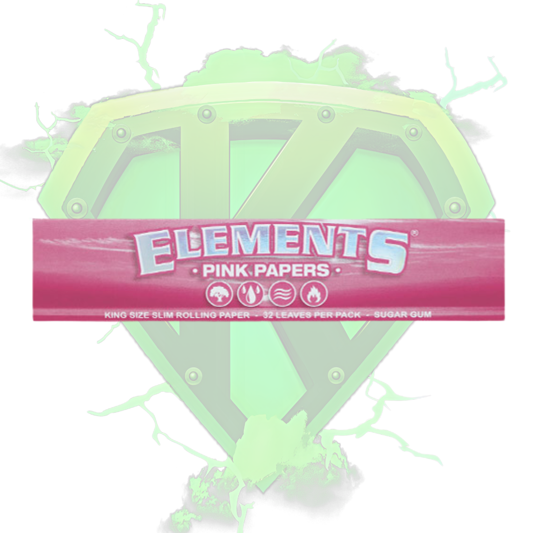 Elements Pink King Size Thin Rolling Papers