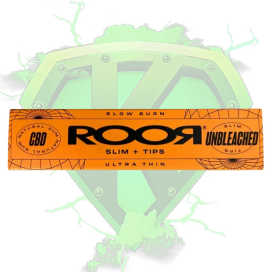 ROOR Unbleached Rolling Papers and Tips